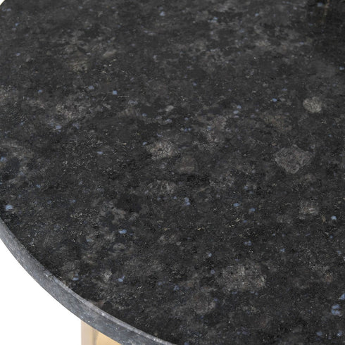 Two Tone Marble Side Table
